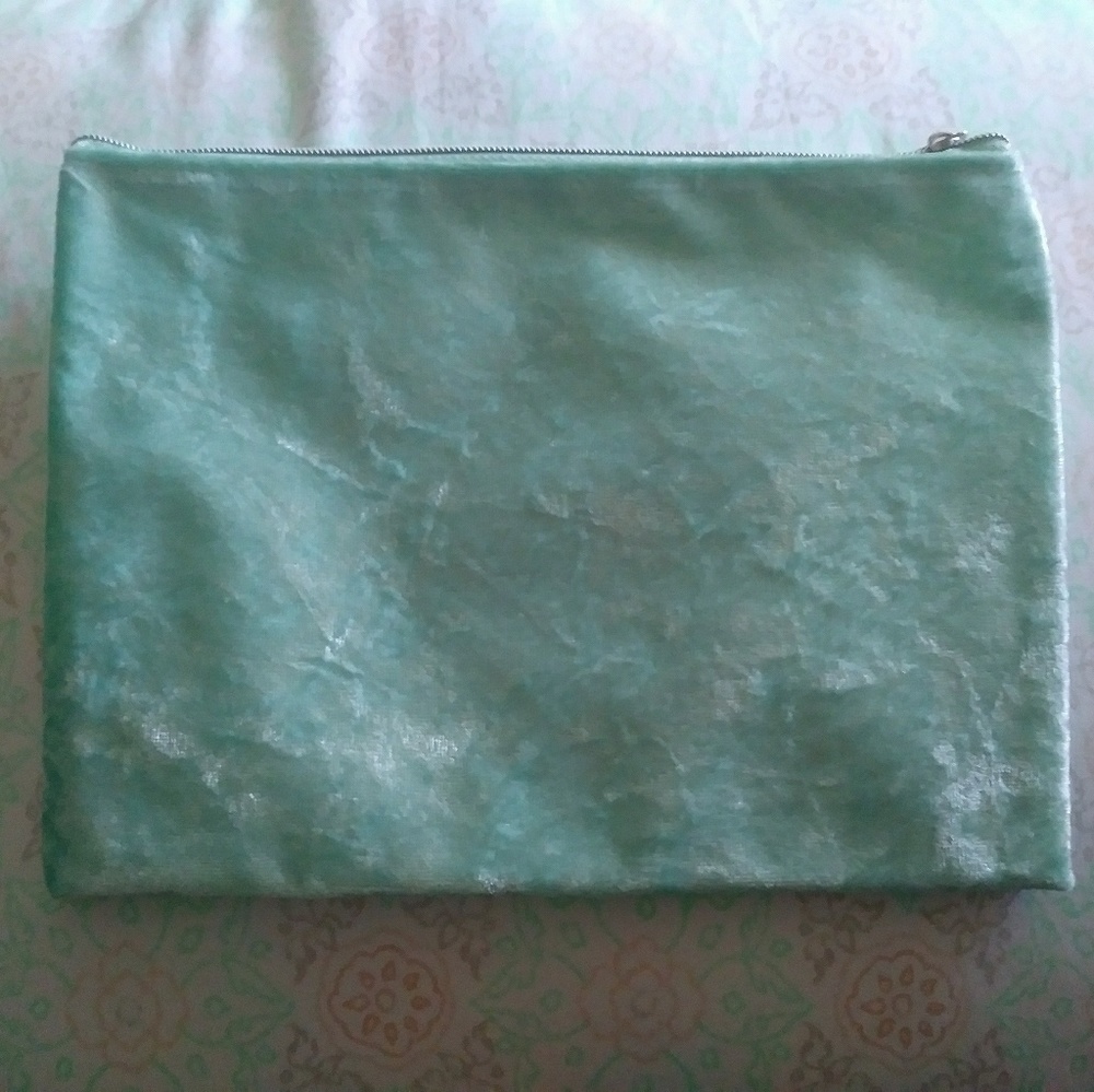 Velvety Makeup or Pencil Pouch- New